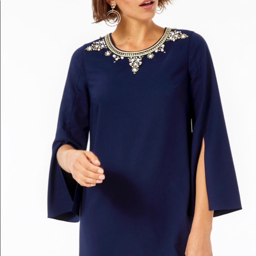 Lilly Pulitzer navy dress sz 4 NWT